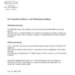 Infoschreiben Alteisen